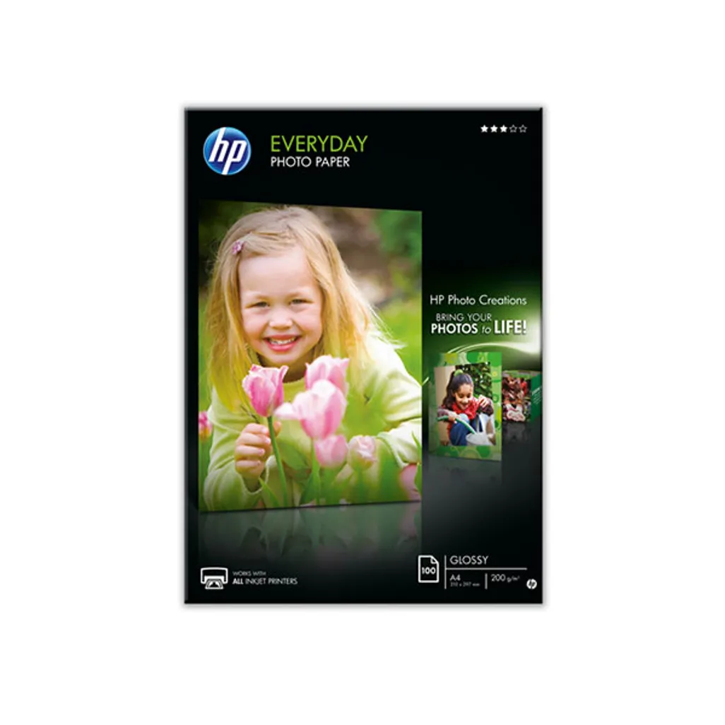 photo paper - everyday glossy a4 200gsm - 100 pack