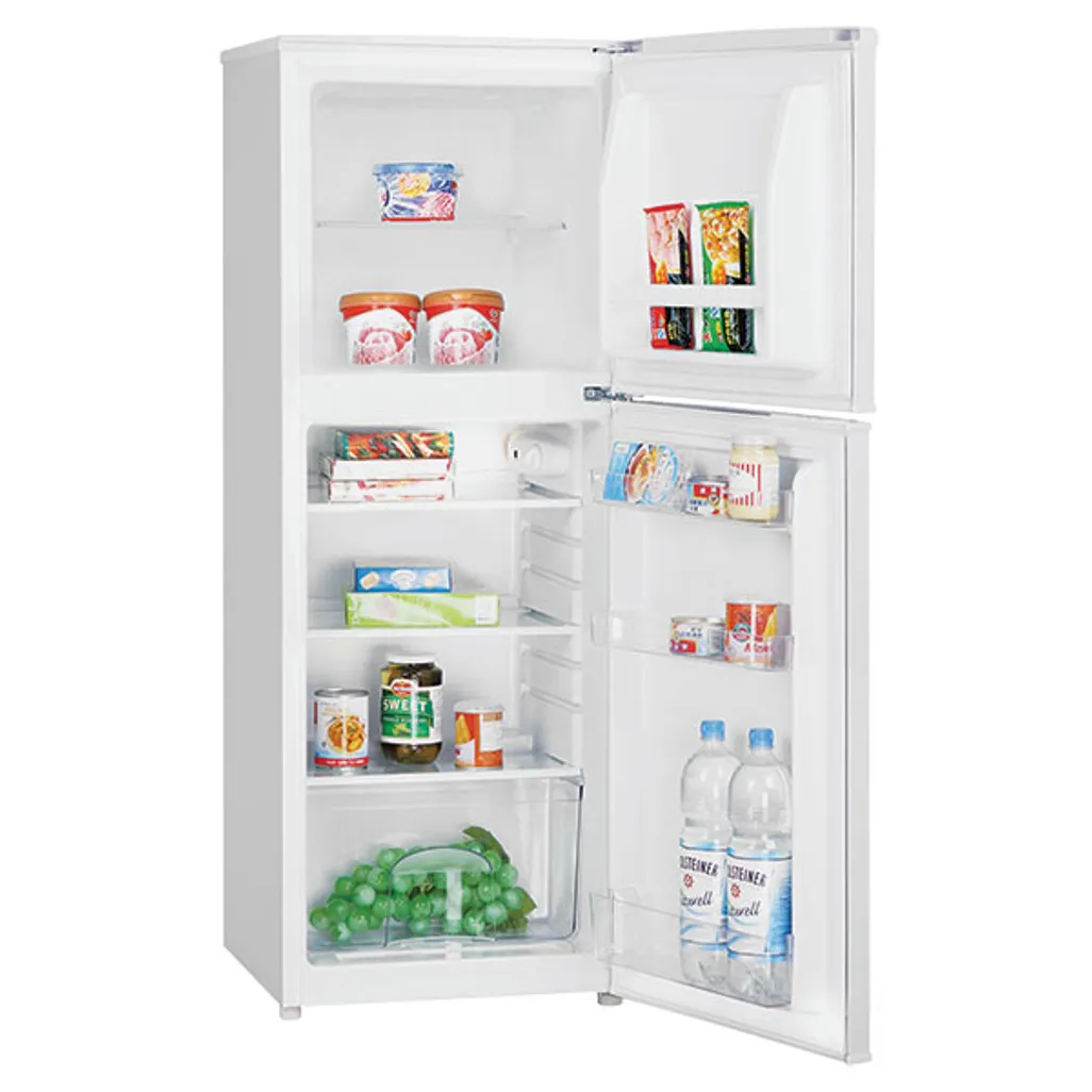 fridges - 220l top freezer - white