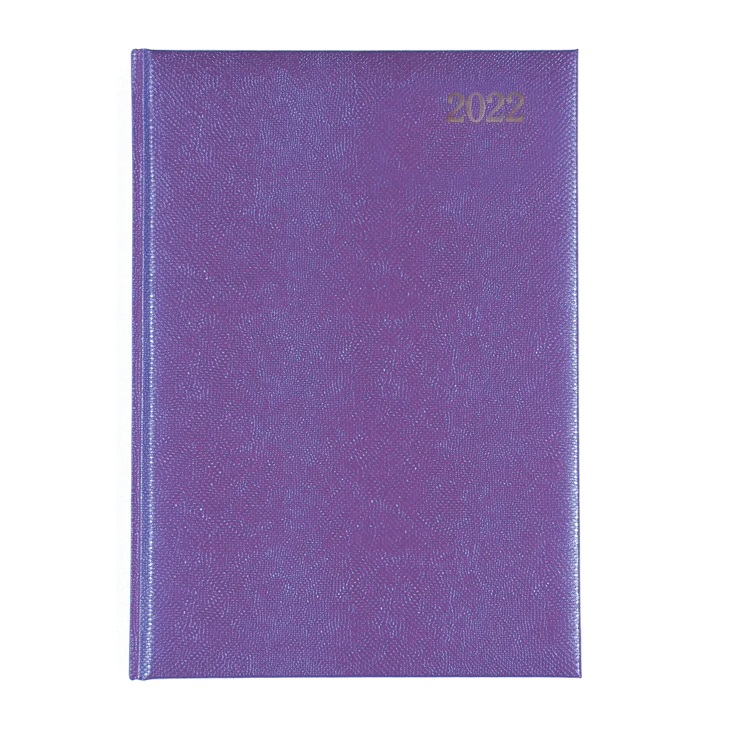 padded lizzard slimline diary - lavender