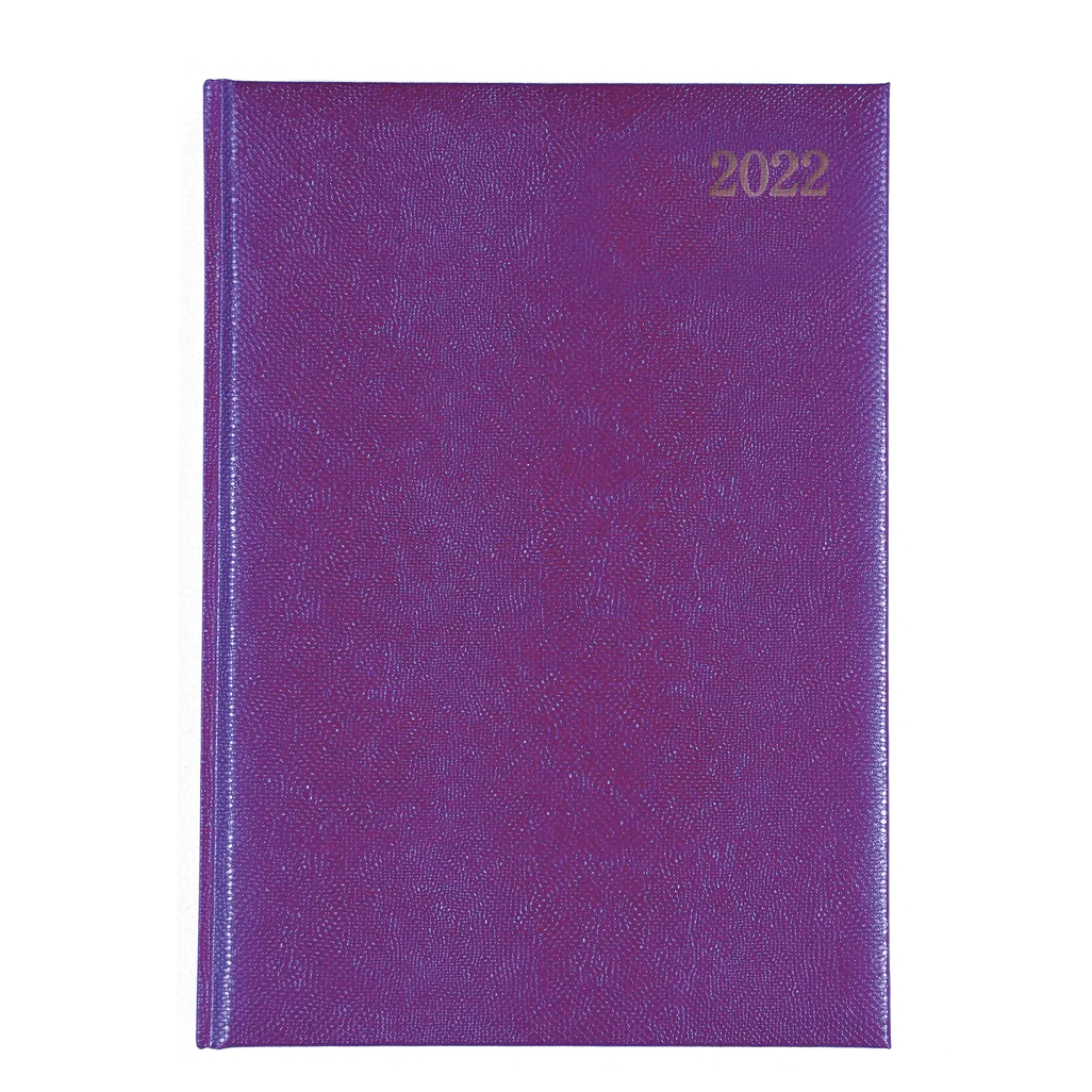 2024 diaries - slimline week-to-view - purple