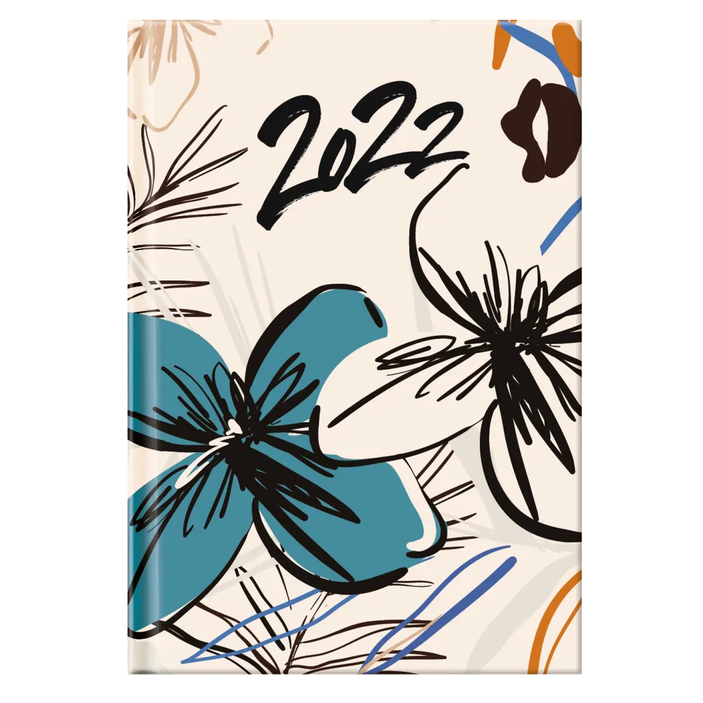 2024 diaries - a5 page-a-day - flowers
