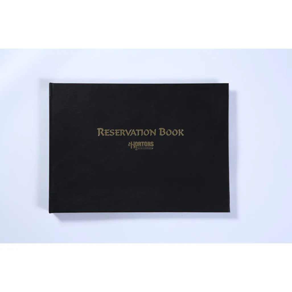 a4 registers - general reservation book - restaurants