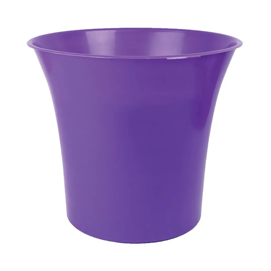 round wastebins - 10l - purple