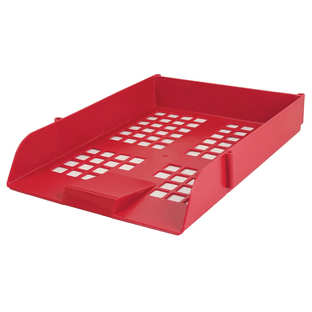 letter tray - red