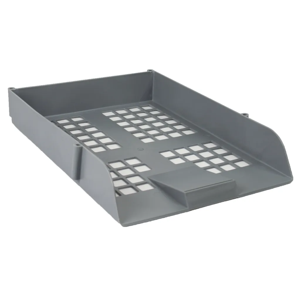 letter tray - grey