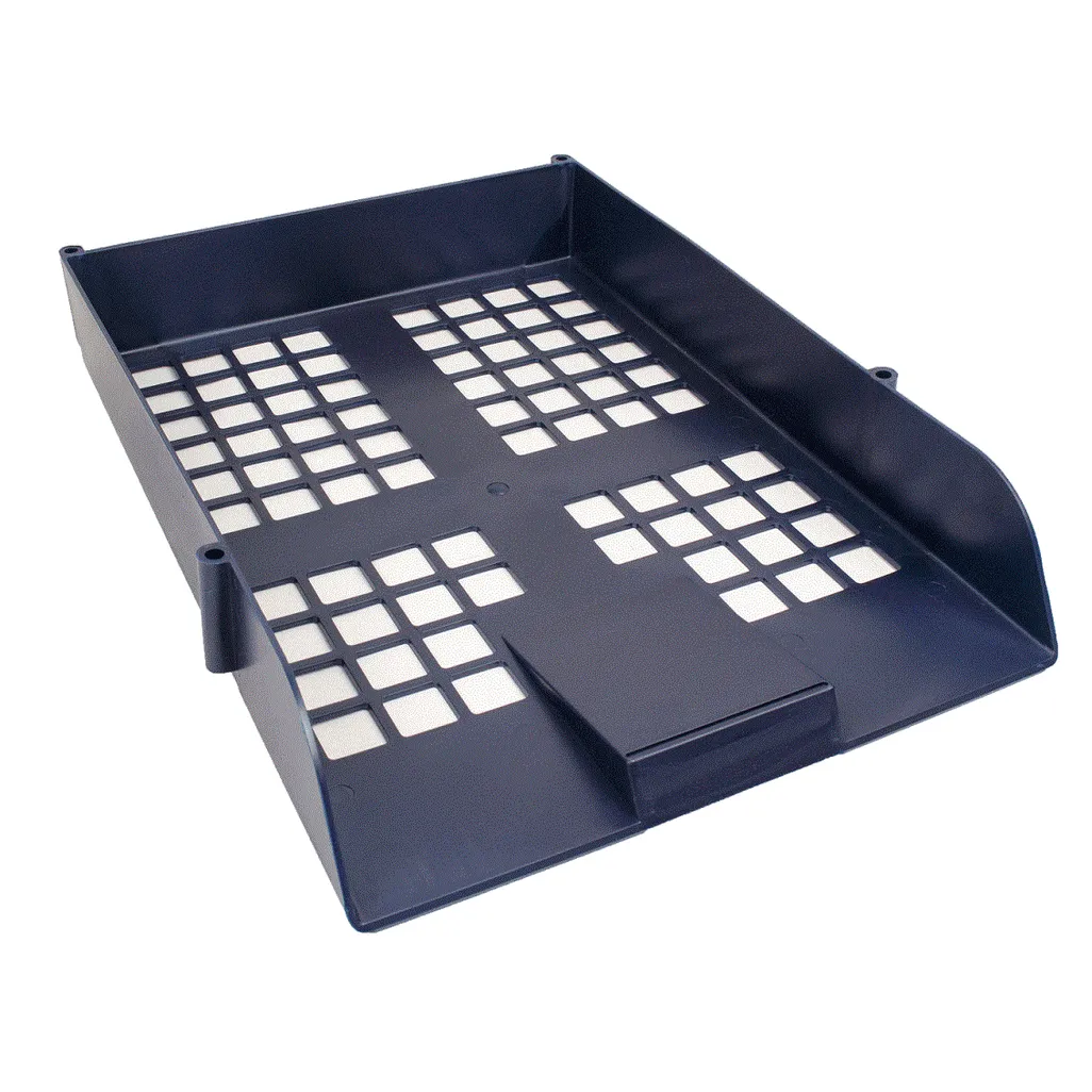 letter tray - navy blue