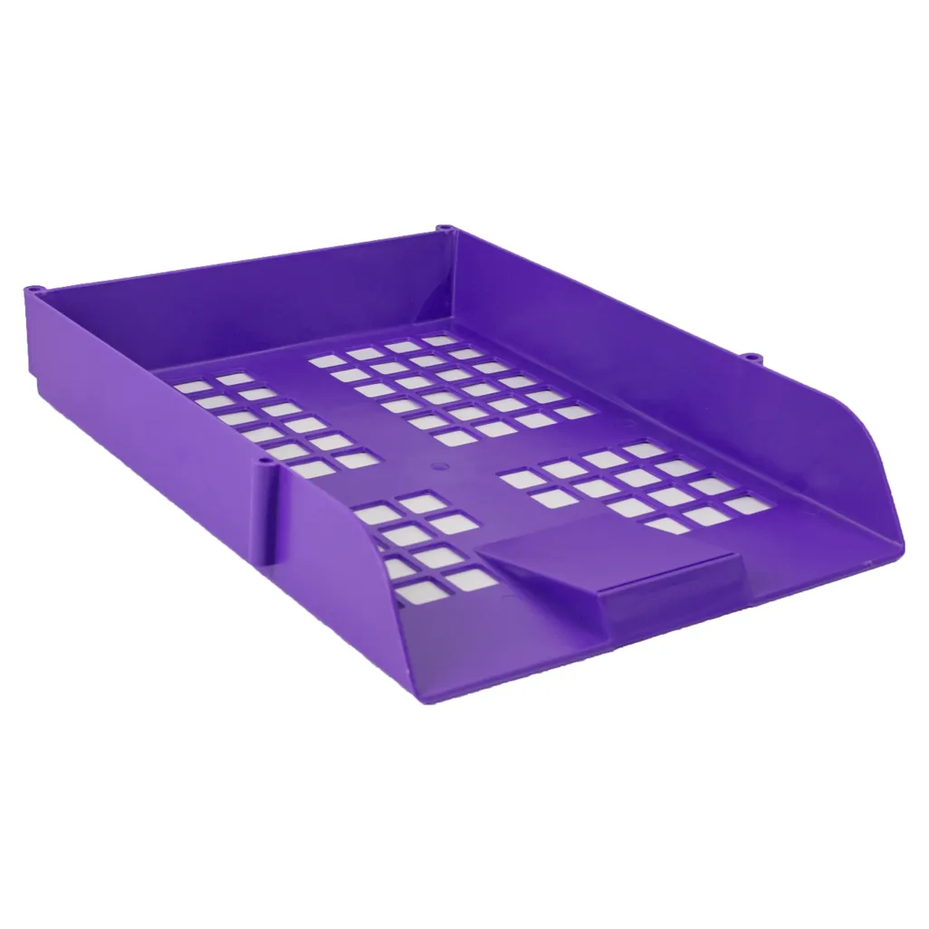 letter tray - purple