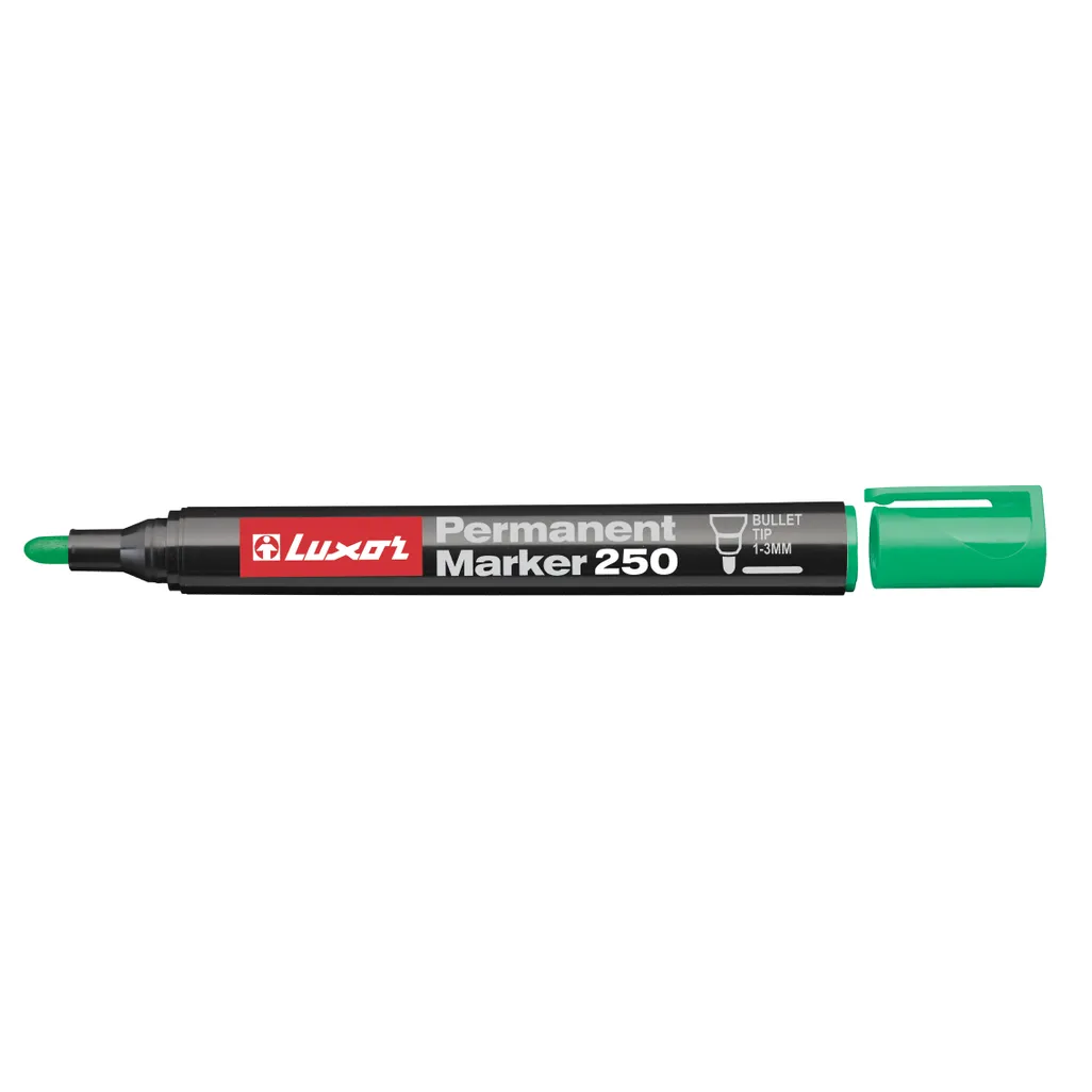 250 permanent marker - 1-3mm - green
