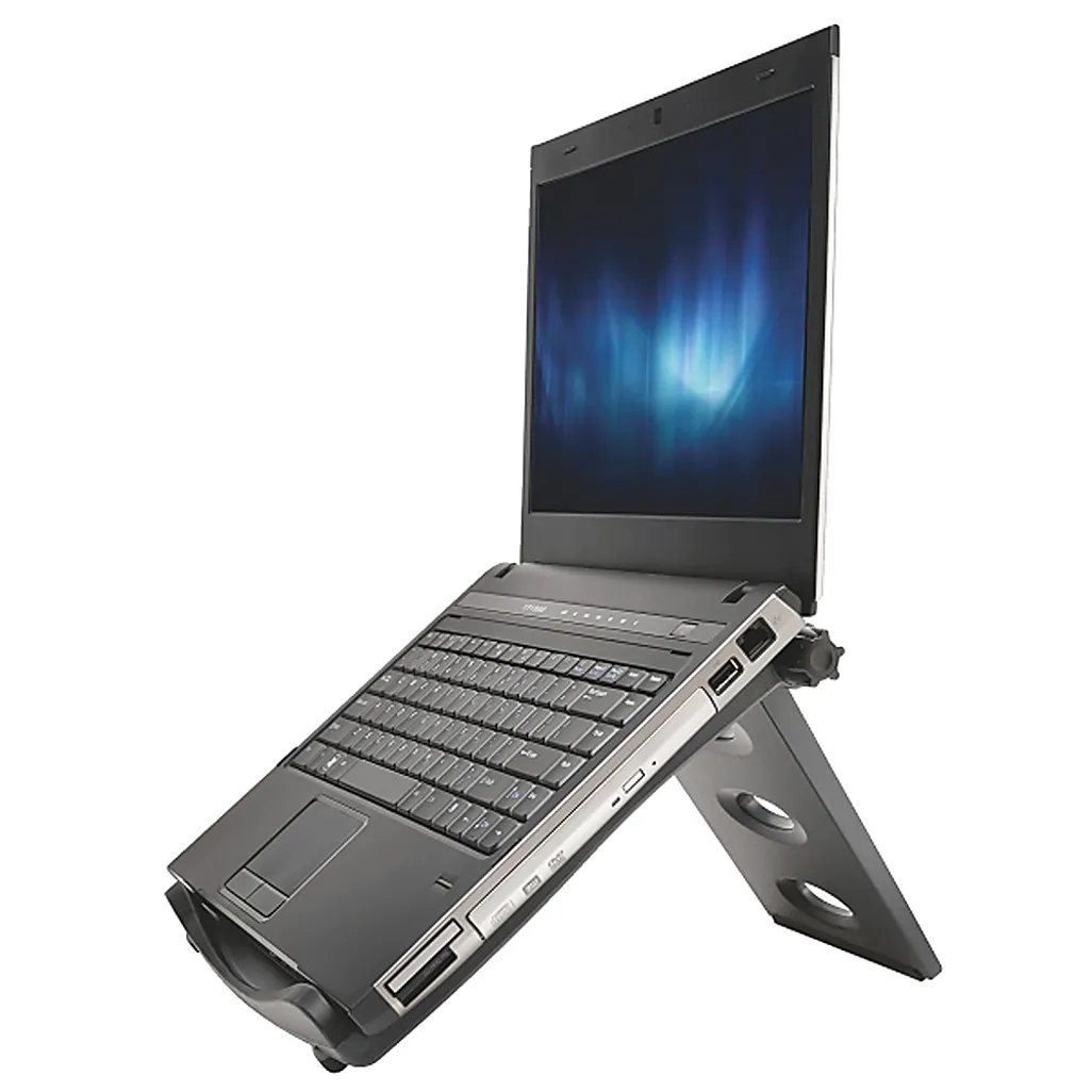 easy riser laptop cooling stand - 12 & 17 inch - grey