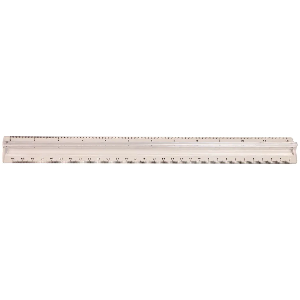 fingergrip ruler - 30cm - assorted