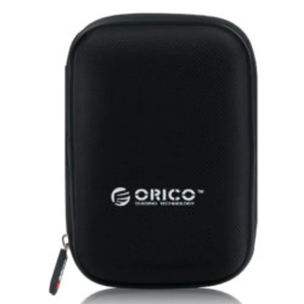 portable hard drive protector bag - 2.5" - black
