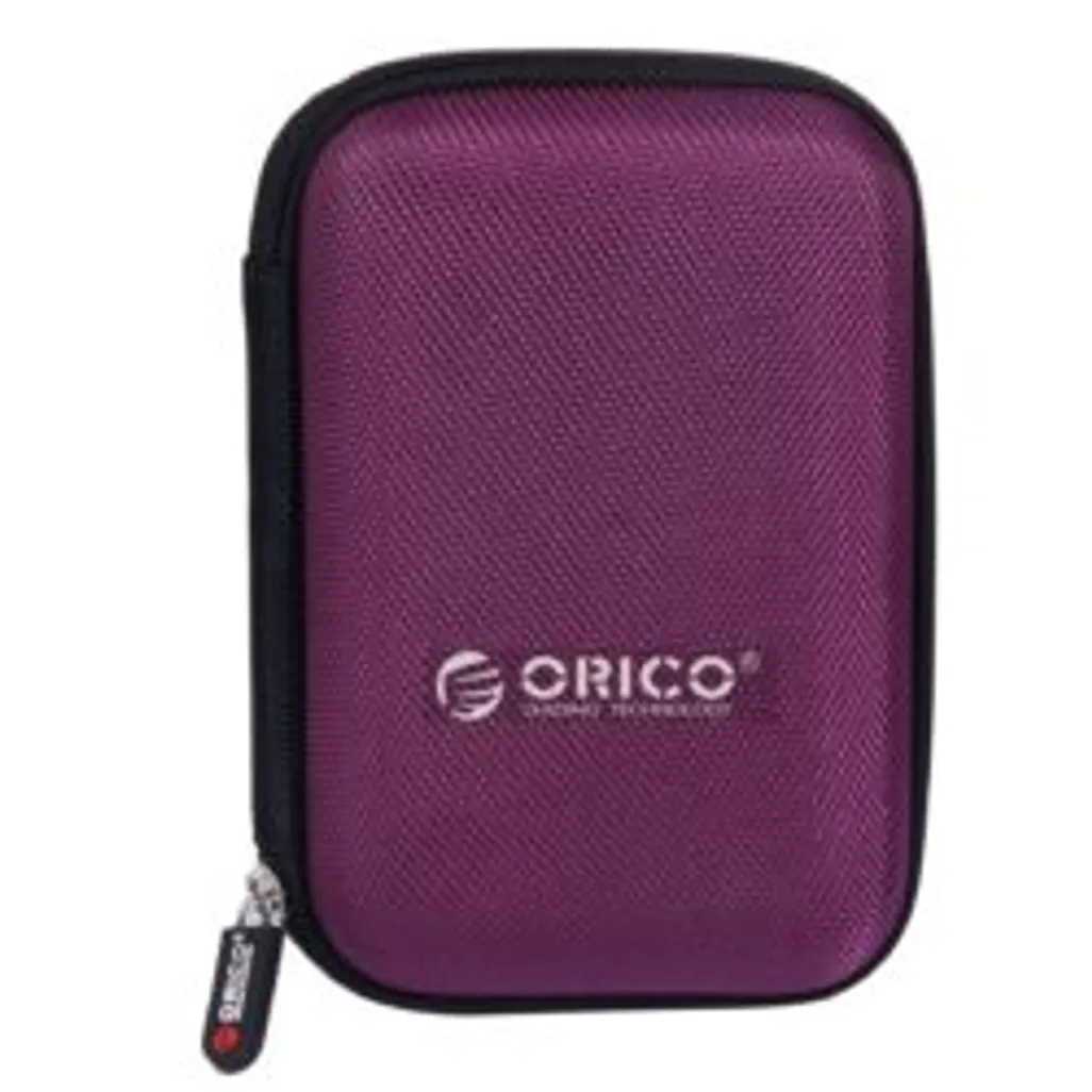 portable hard drive protector bag - 2.5" - purple