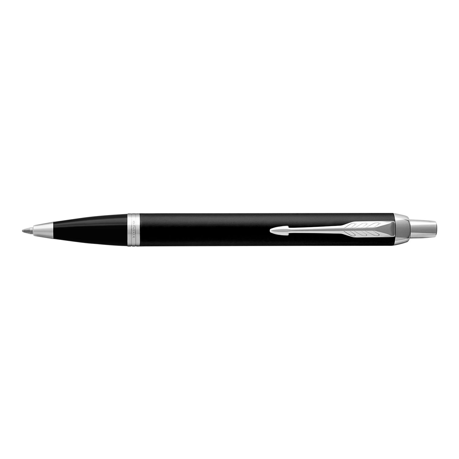 im core ballpoint pen 0.7mm matte black/chrome trim blue Pen