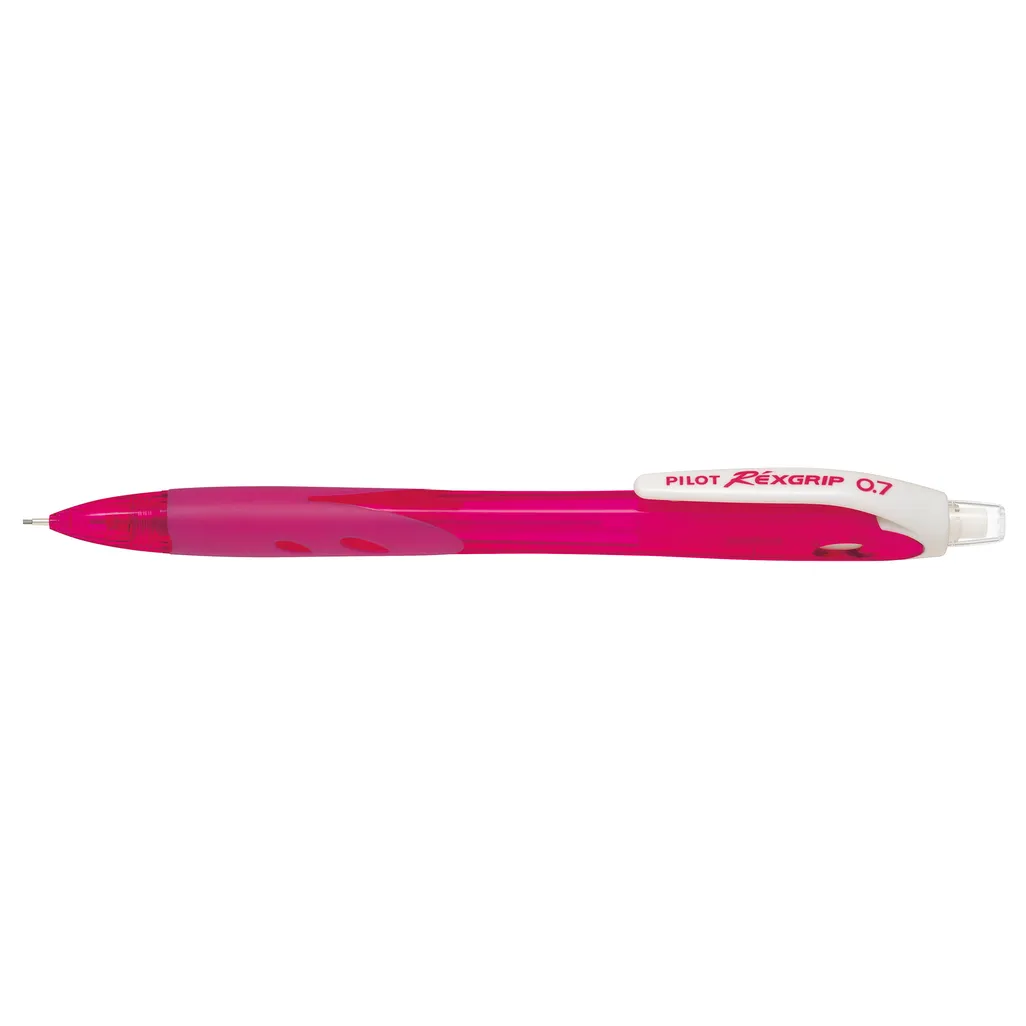 rexgrip clutch pencil - 0.7mm pink barrel - pink