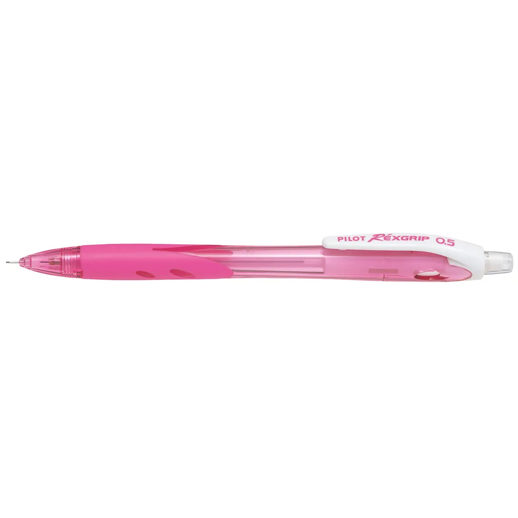 rexgrip clutch pencil - 0.5mm pink barrel - pink