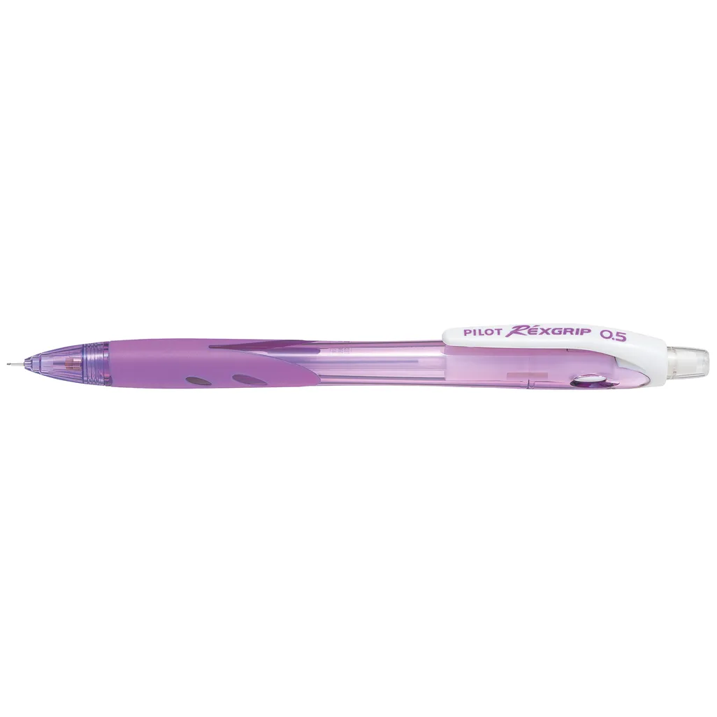 rexgrip clutch pencil - 0.5mm violet barrel - violet