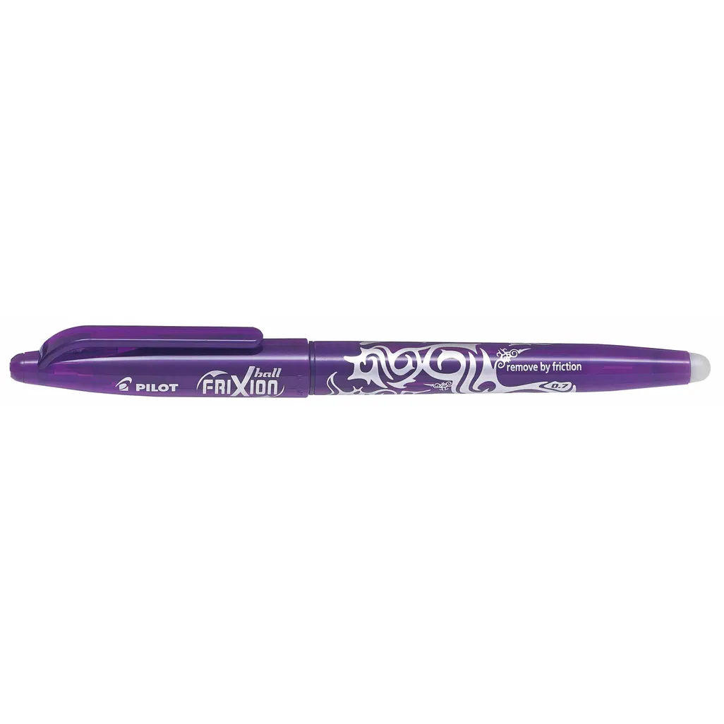 bl-fr7 frixion rollerball stainless steel tip pen - 0.7mm - violet