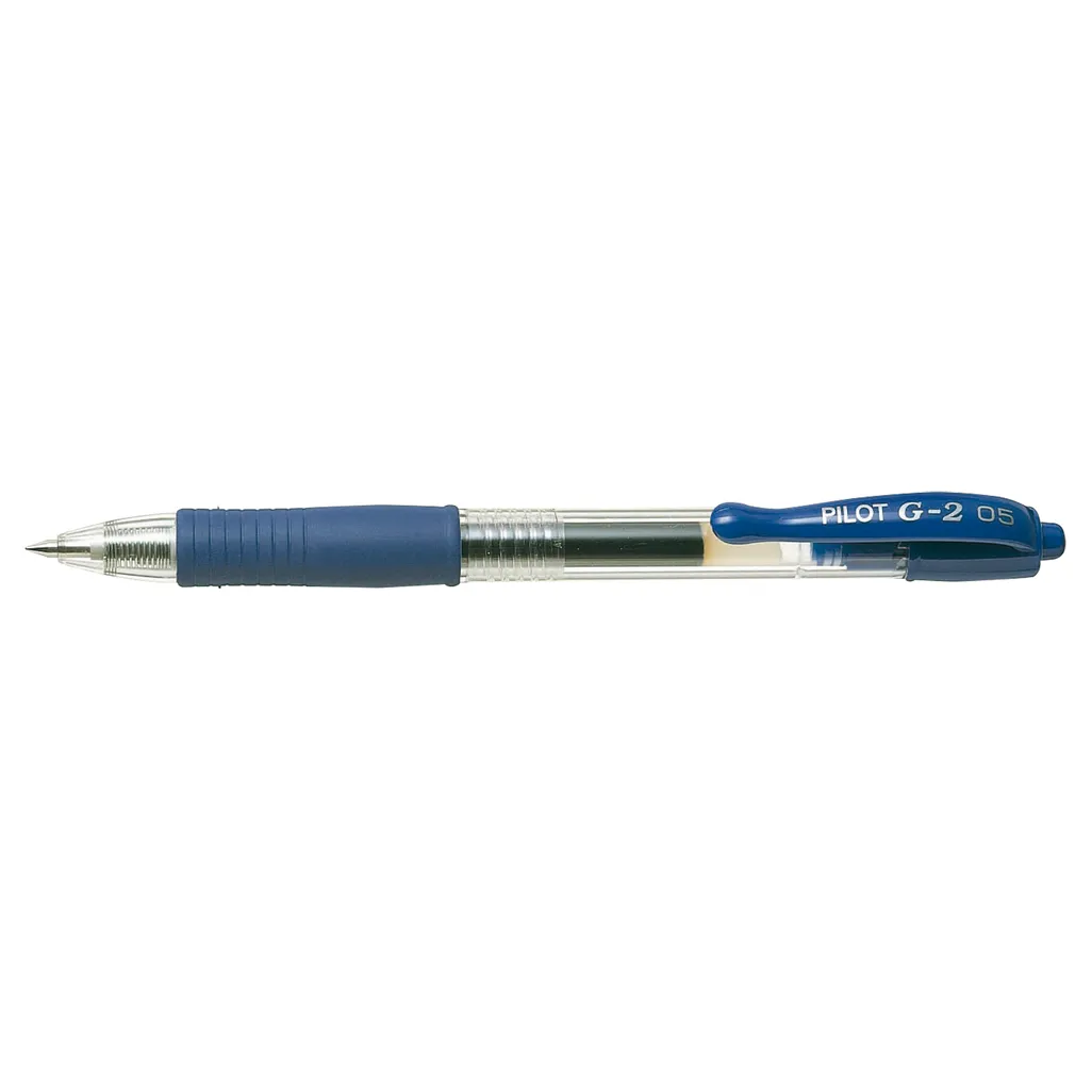 bl-g2 5 retractable gel rollerball pen - 0.5mm - blue