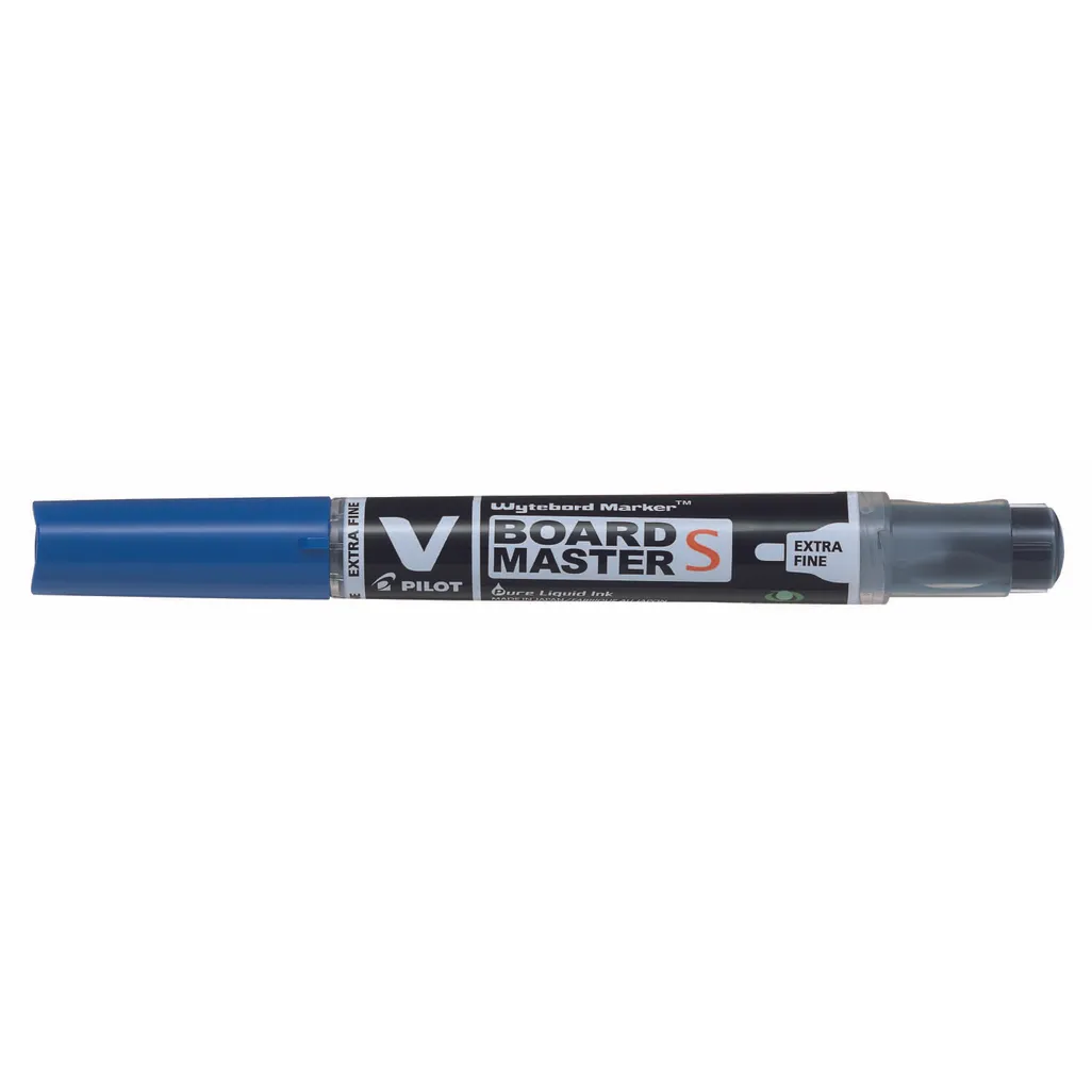 v board slim whiteboard marker - 1.3mm - blue