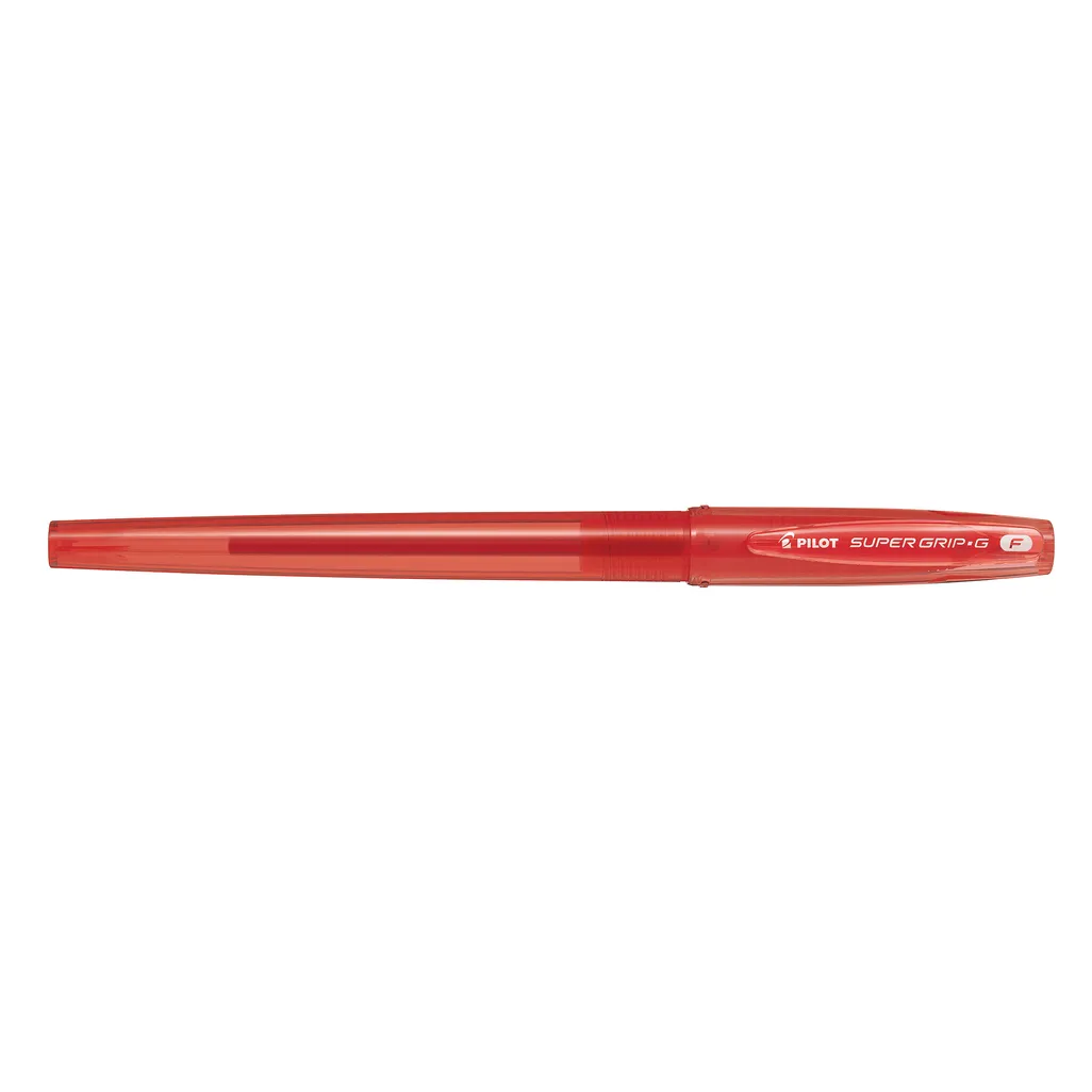 bps-gp super grip g ballpoint pen - 0.7mm - red
