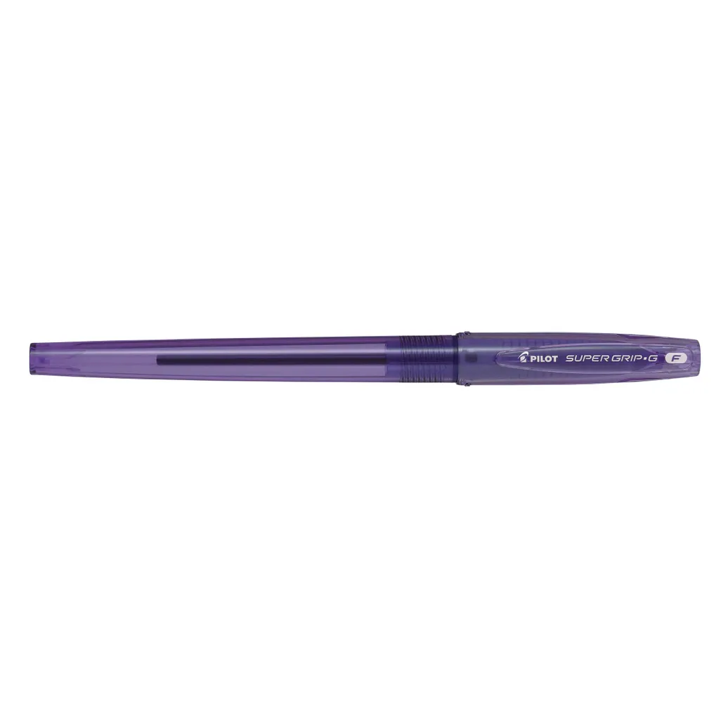 bps-gp super grip g ballpoint pen - 0.7mm - violet