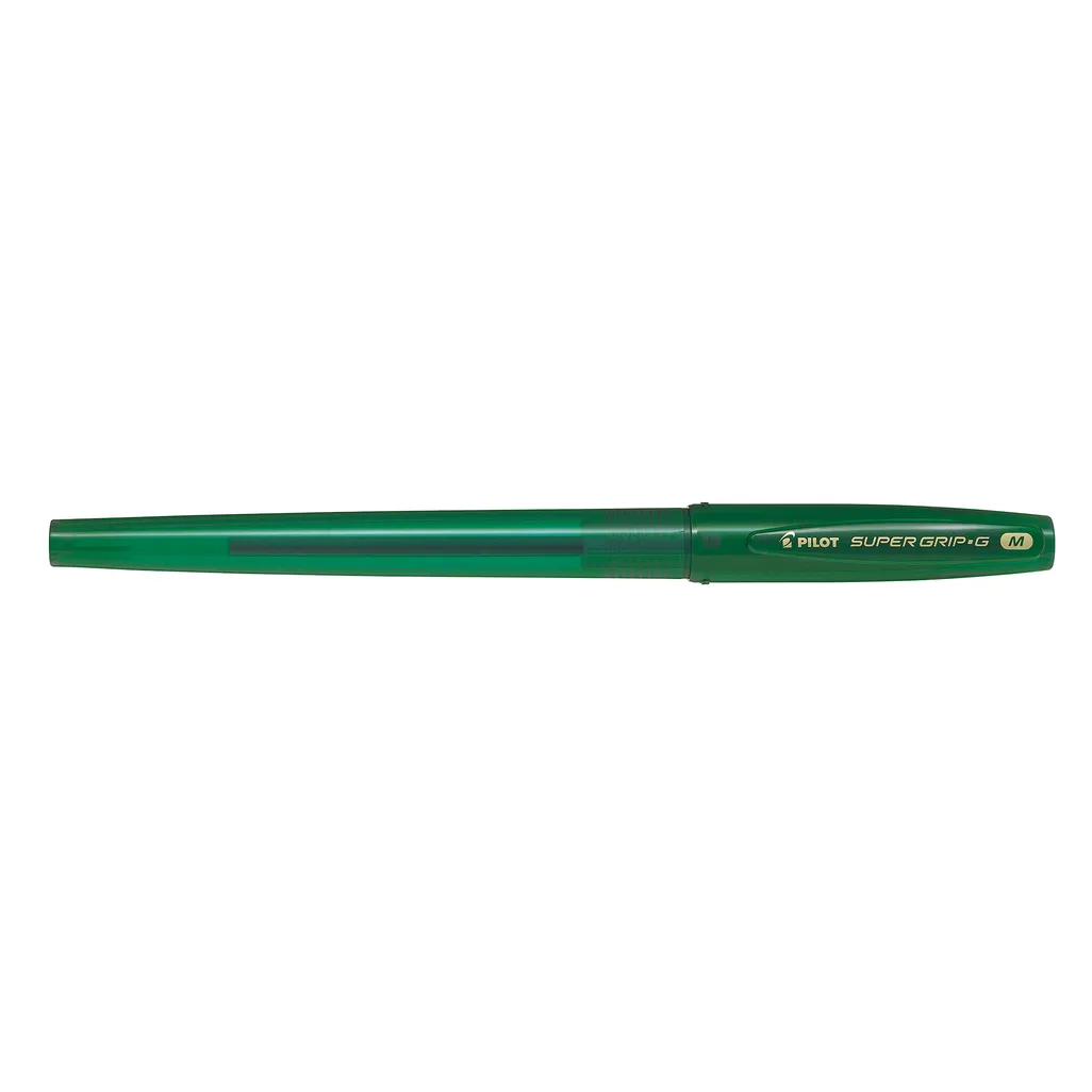 bps-gp super grip g ballpoint pen - 1.0mm - green
