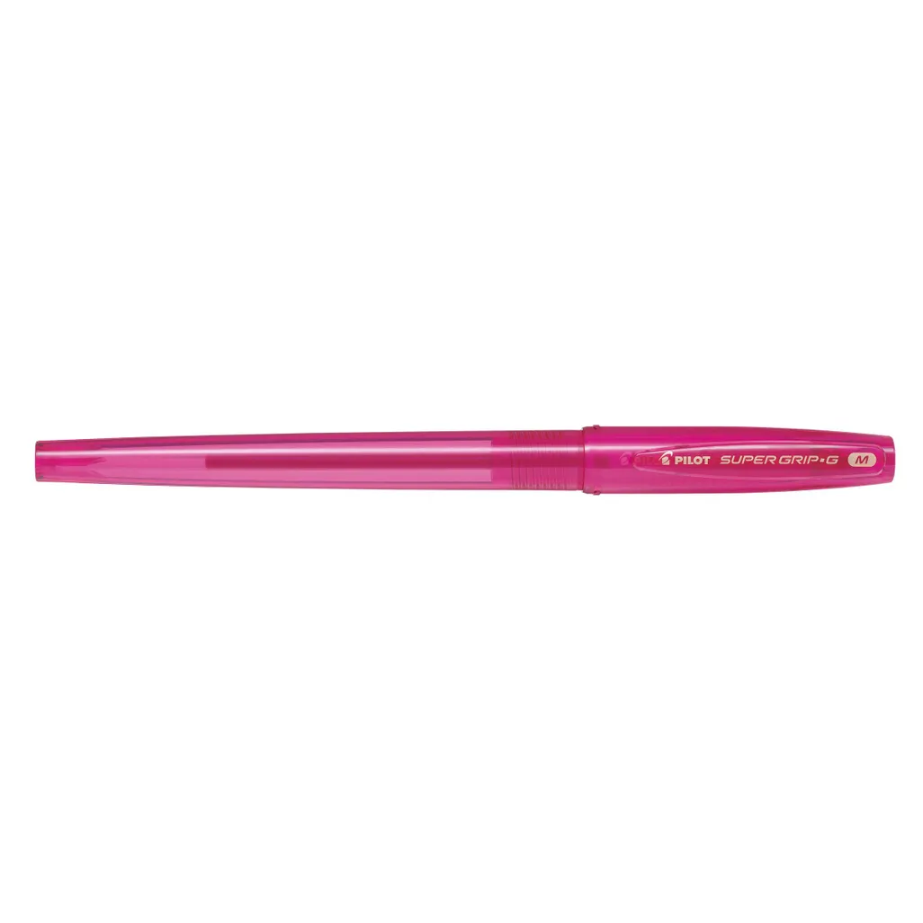 bps-gp super grip g ballpoint pen - 1.0mm - pink
