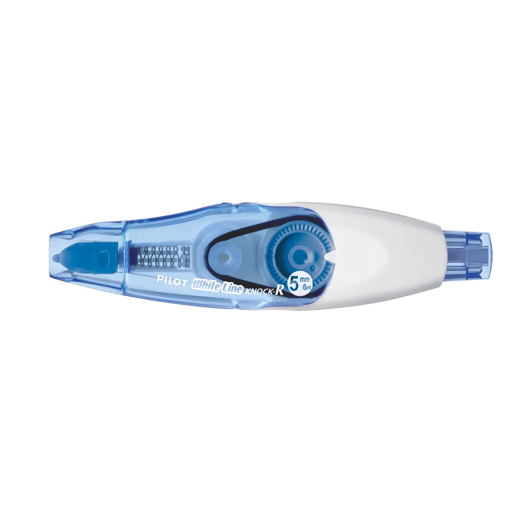 retractable correction tape & refill - 5mm x 6m - blue