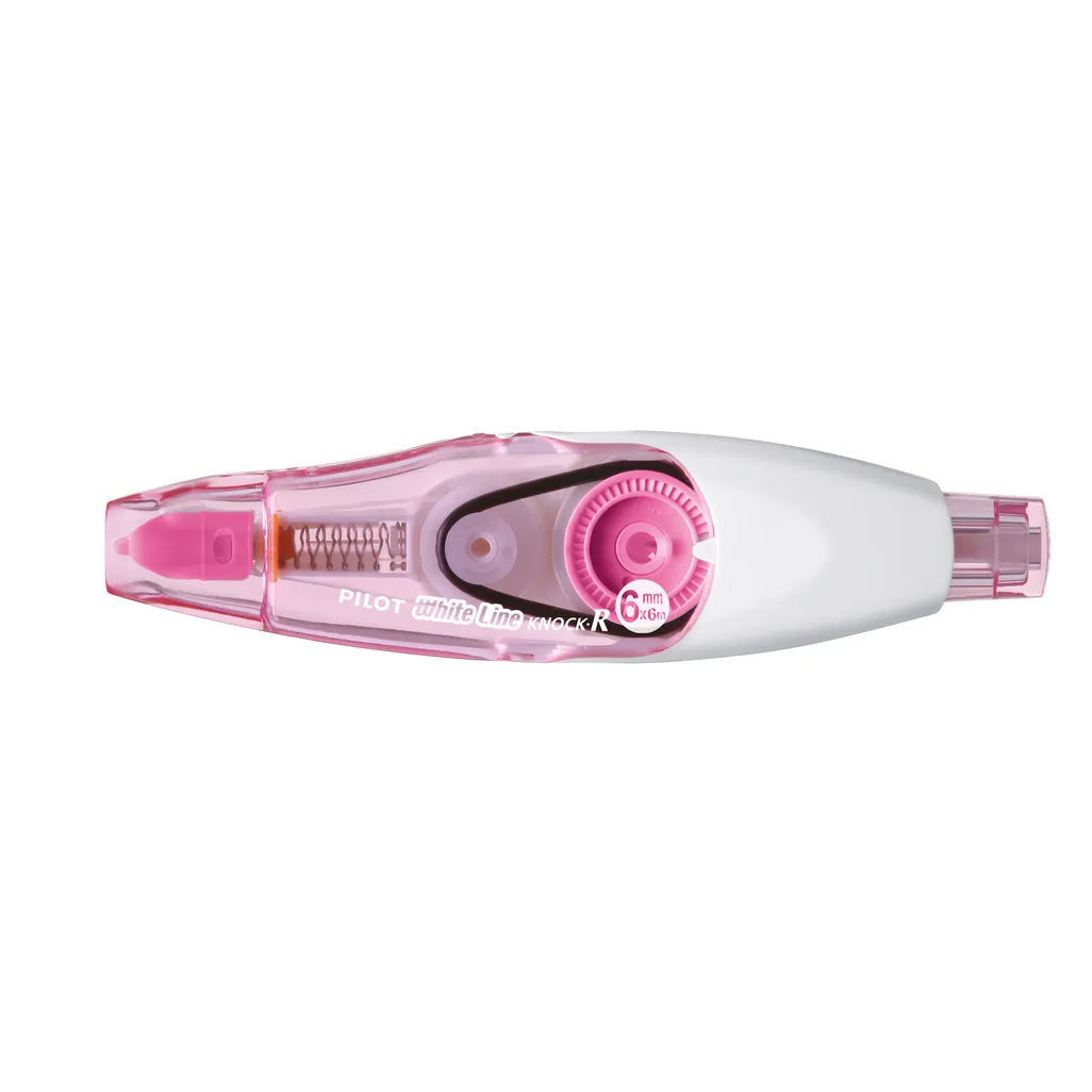 retractable correction tape & refill - 6mm x 6m - pink