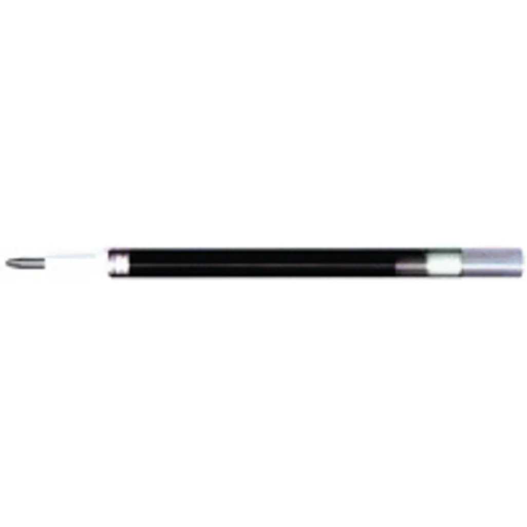 energel metal tip refillable rollerball pen - 1.0mm refill - black