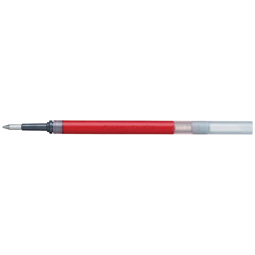 energel retractable gel rollerball pen - 0.5mm refill - red