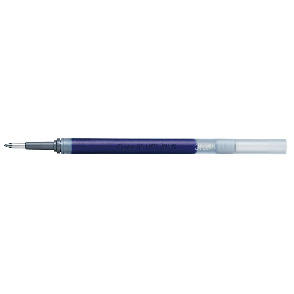 energel retractable gel rollerball pen - 0.5mm refill - blue