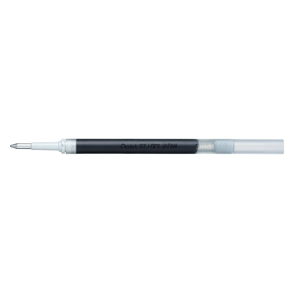 energel retractable gel rollerball pen - 0.7mm refill - black