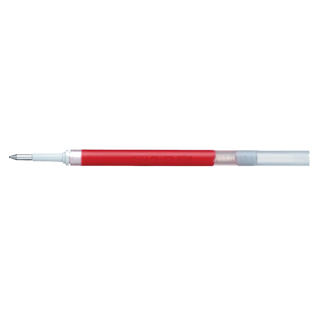 energel retractable gel rollerball pen - 0.7mm refill - red