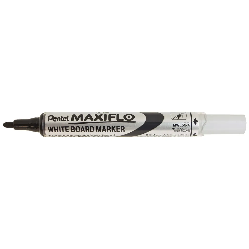 maxiflo "pump-it!" whiteboard marker - 4.0mm - black
