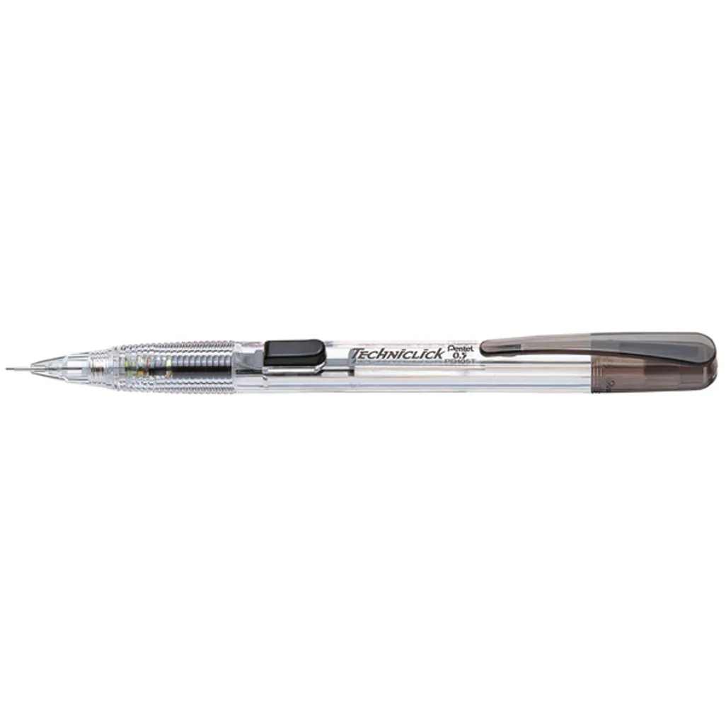 techniclick clutch pencil - 0.5 clear/black barrel