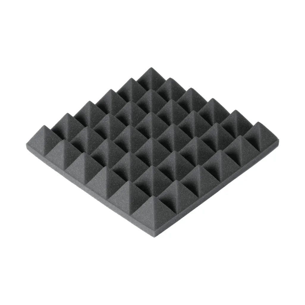 accoustic pyramid panel - 300 x 300mm - dark grey