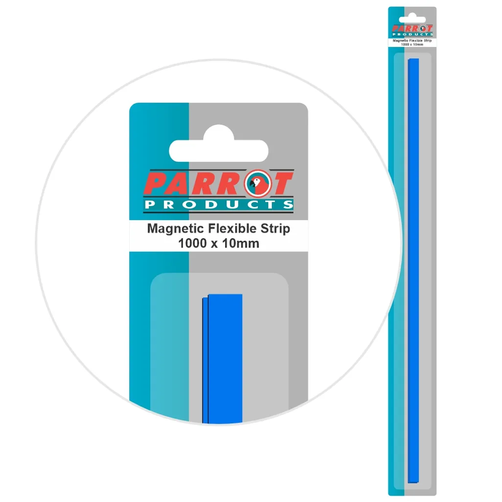 magnetic flex strips - 1000 x 10mm - blue