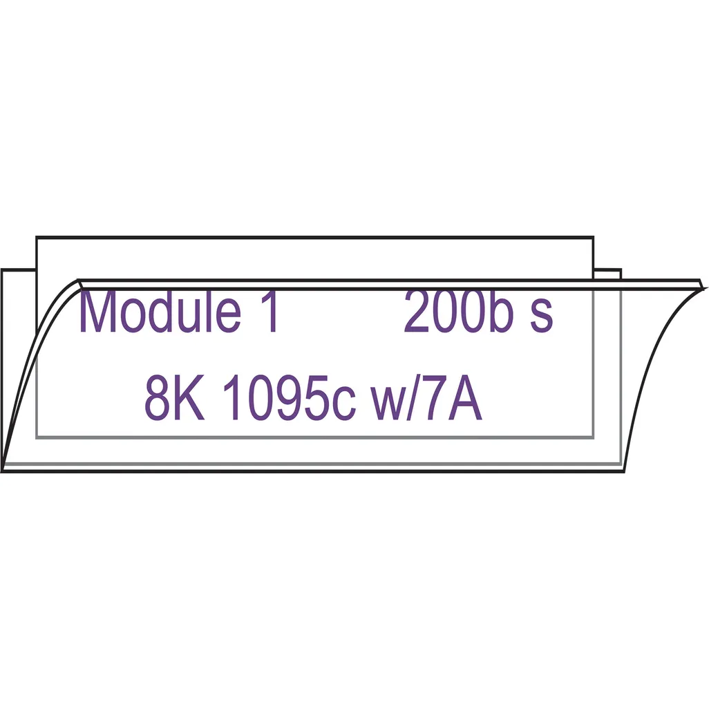 label carriers - 20 x 60mm - 10 pack