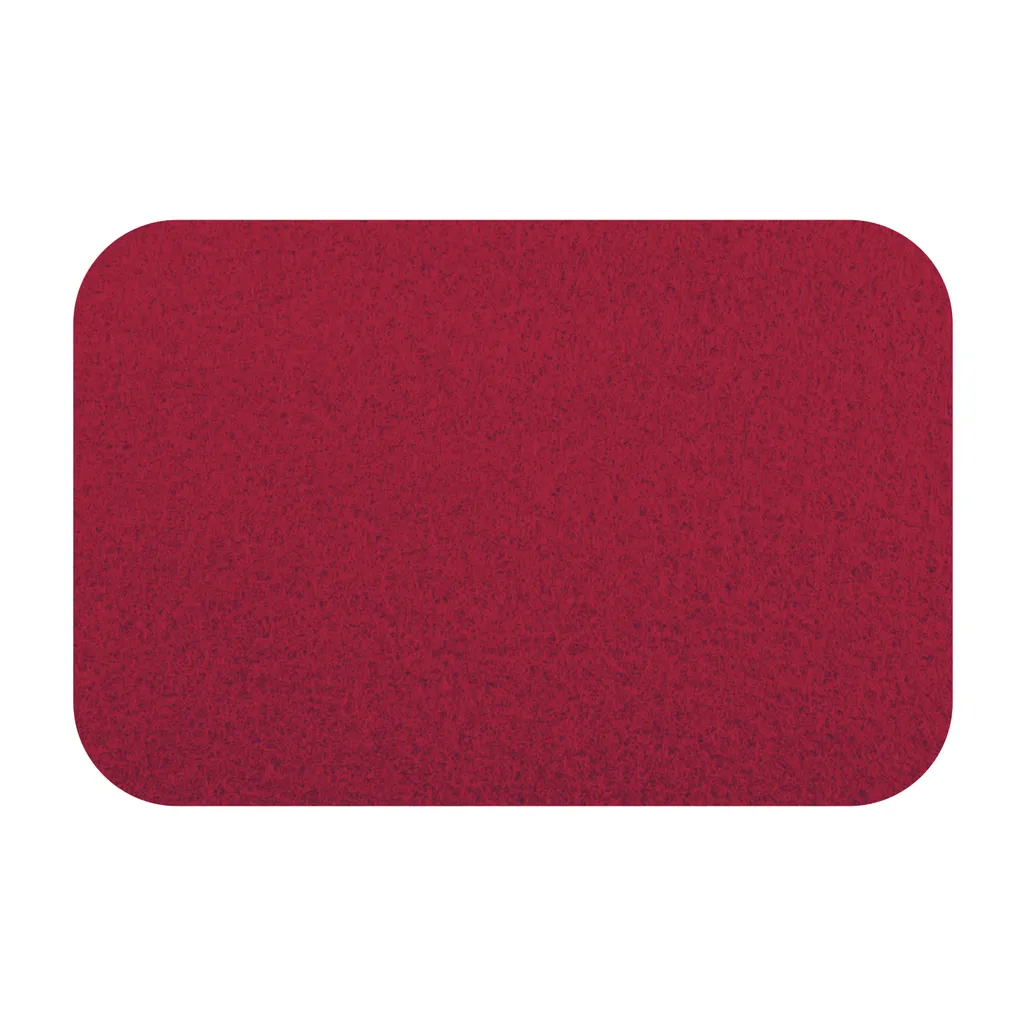 adhesive frameless pin boards - 450 x 300mm - red