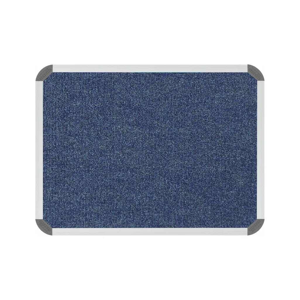 aluminium frame bulletin boards - 900 x 600mm - denim blue