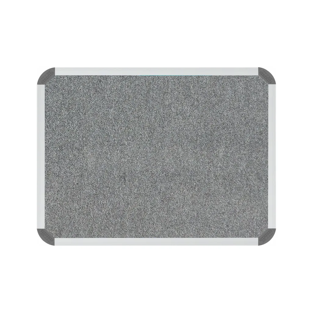 aluminium frame bulletin boards - 900 x 600mm - laurel grey