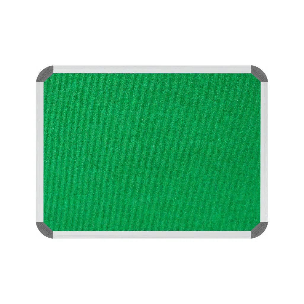 aluminium frame bulletin boards - 900 x 600mm - palm green