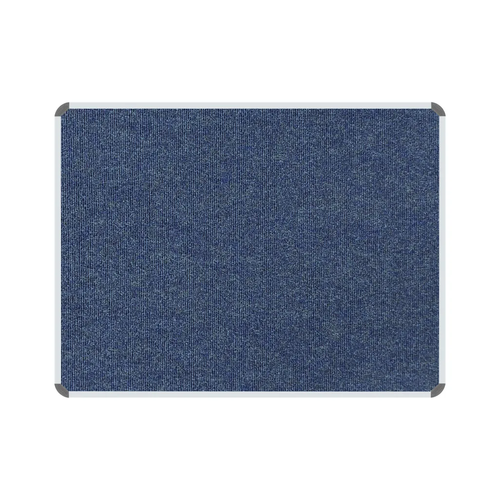 aluminium frame bulletin boards - 900 x 900mm - denim blue