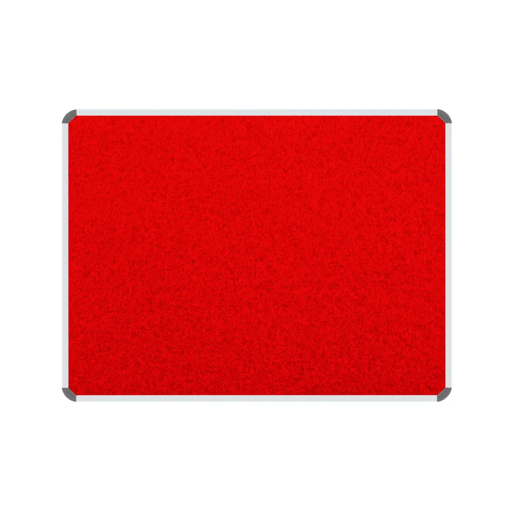 aluminium frame info boards - 1200 x 900mm - red