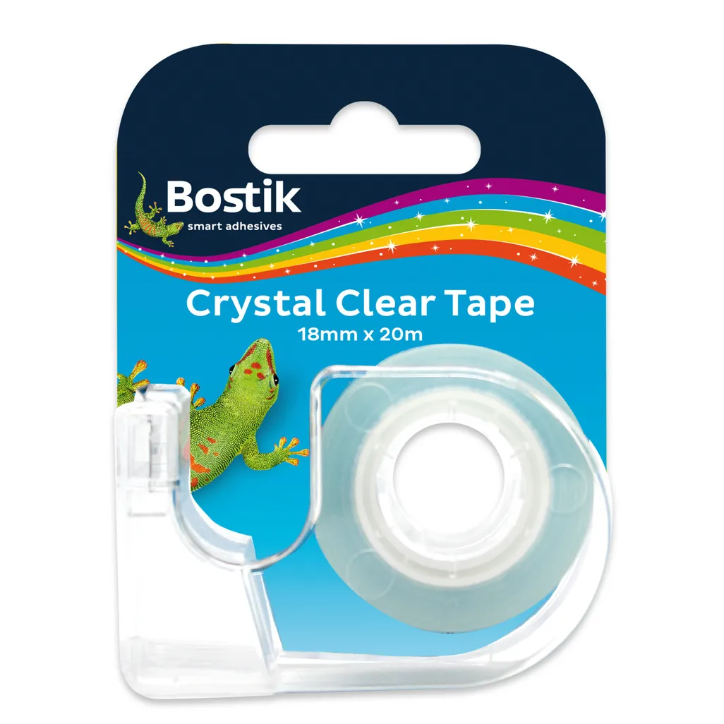 crystal clear tape - 18mm x 20m
