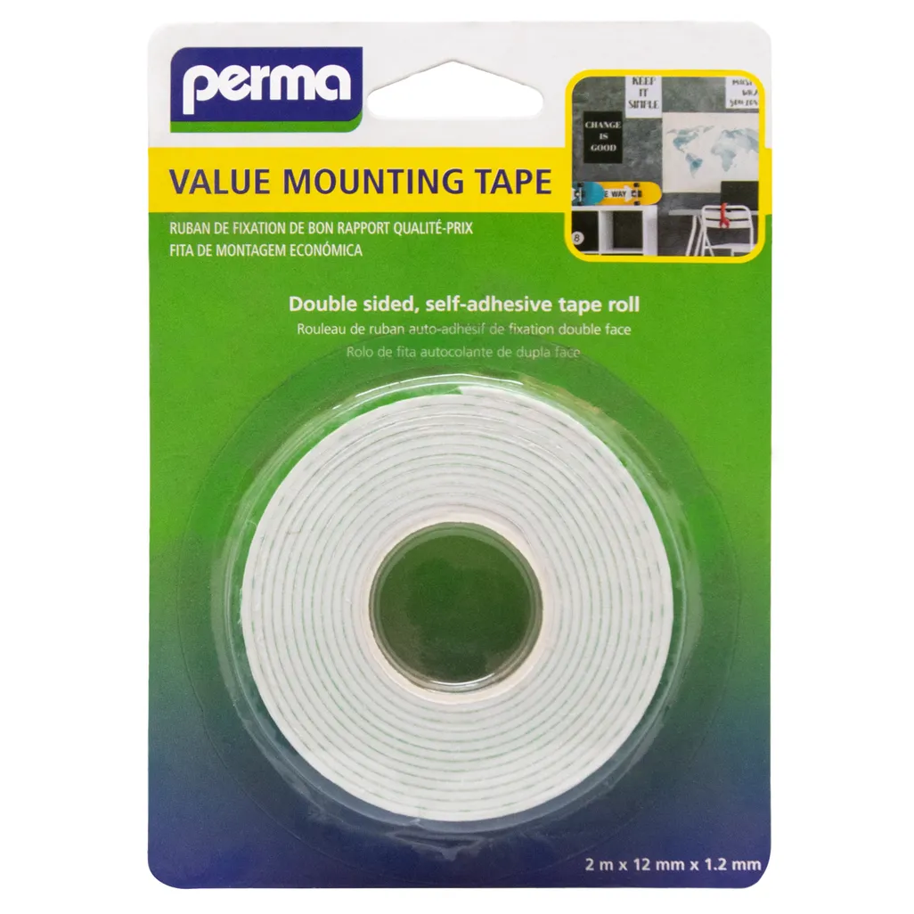 mounting tape - 2m x 12mm x 1.2mm value