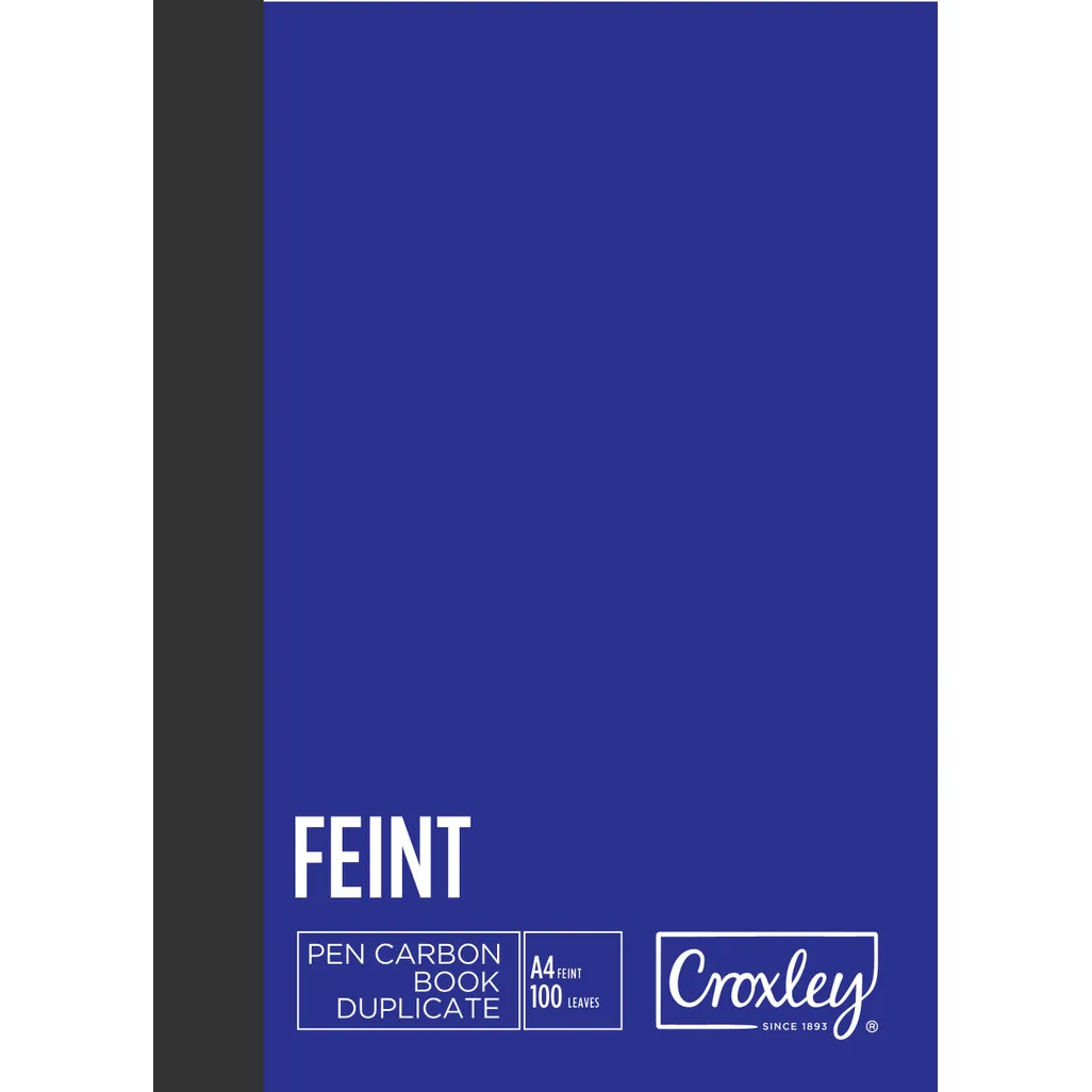 pen carbon books - a4 feint