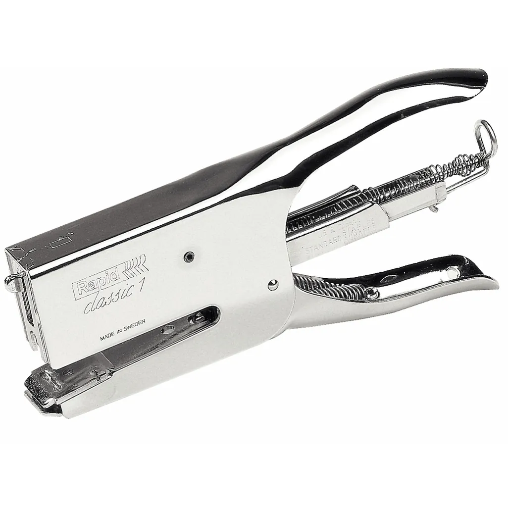 no.1 plier stapler - 50 sheets - silver