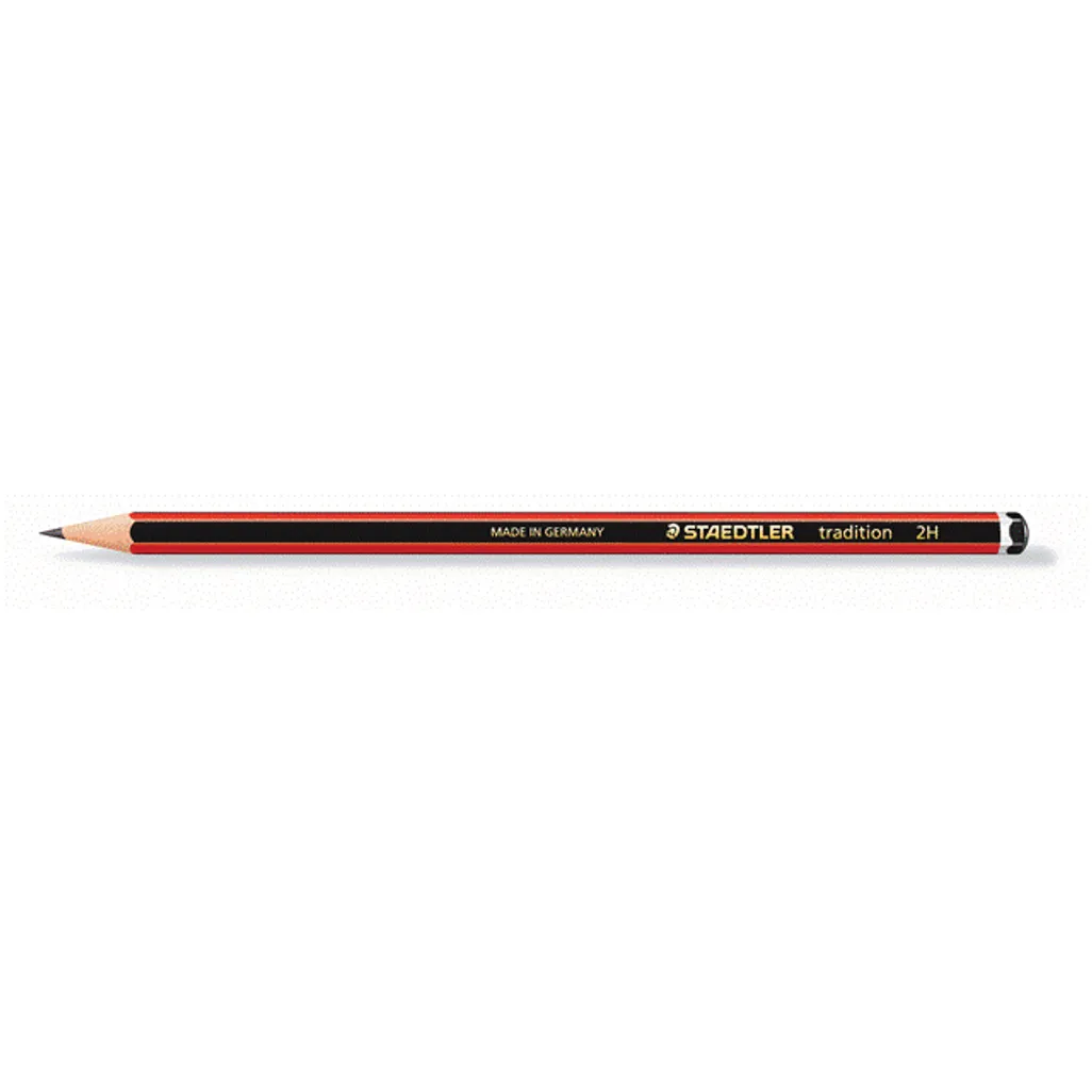 tradition black lead pencils - 2h